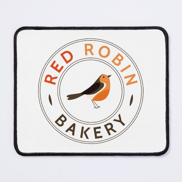 Item preview, Red Robin Bakery Bird Logo Vector Emblem designed and sold by xiuytww.