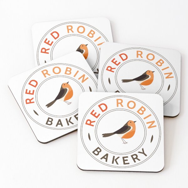 Item preview, Red Robin Bakery Bird Logo Vector Emblem designed and sold by xiuytww.