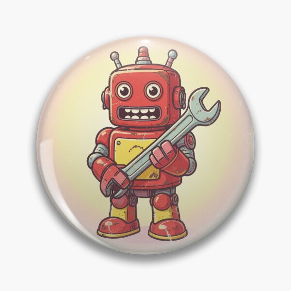 Item preview, Vintage Retro Key Toy Robot designed and sold by Nosvaq.