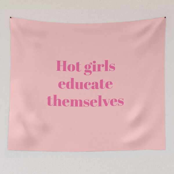 Item preview,  Hot Girls Educate Themselves | Book Lover | Feminist Reading Quote | Study Motivation designed and sold by Creations by lyne.