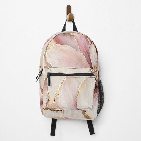 Item preview, Elegant Pink Magnolia Bloom with Gold designed and sold by aurelixagency.