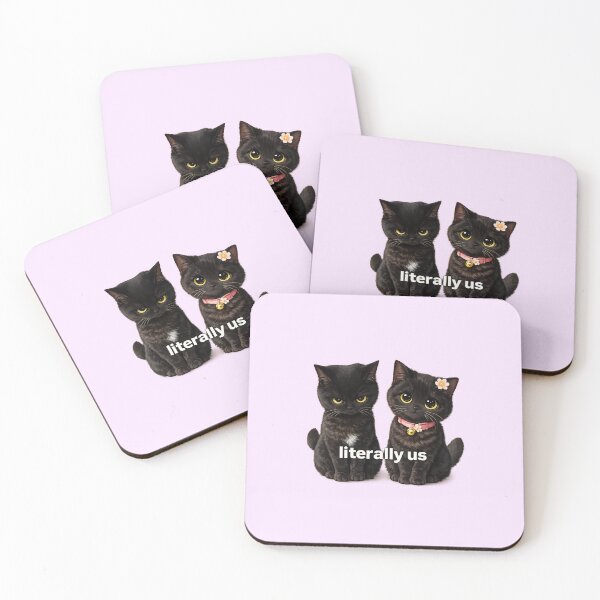 Item preview, Literally us - Black cats designed and sold by Orange Cato.