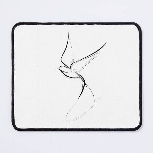 Item preview, Graceful Flight — Abstract Bird Line Art designed and sold by Helenaphotoart.