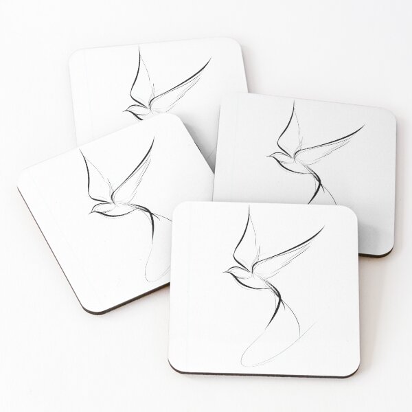 Item preview, Graceful Flight — Abstract Bird Line Art designed and sold by Helenaphotoart.