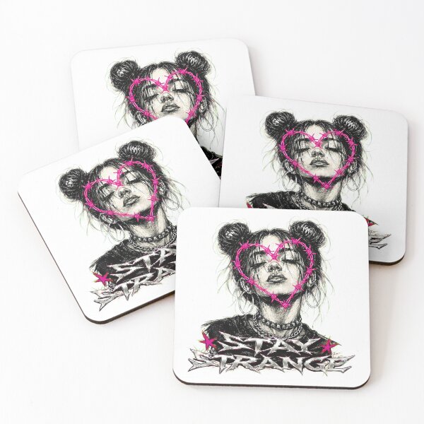 Item preview, Pastel Goth Barbed Wire Heart Space Buns Grunge Girl designed and sold by chattsuede.