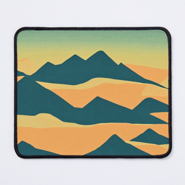 Item preview, Retro Layered Mountain Sunset designed and sold by brosky317.