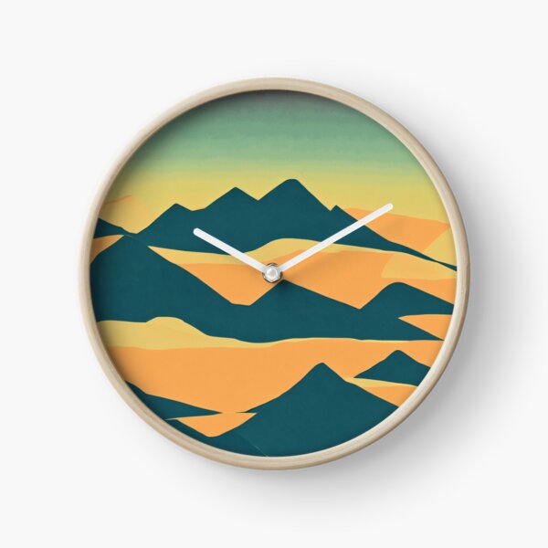 Item preview, Retro Layered Mountain Sunset designed and sold by brosky317.