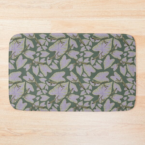Item preview, Praying Mantis on Purple Leaves - Botanical Seamless Pattern designed and sold by Zymetryart.