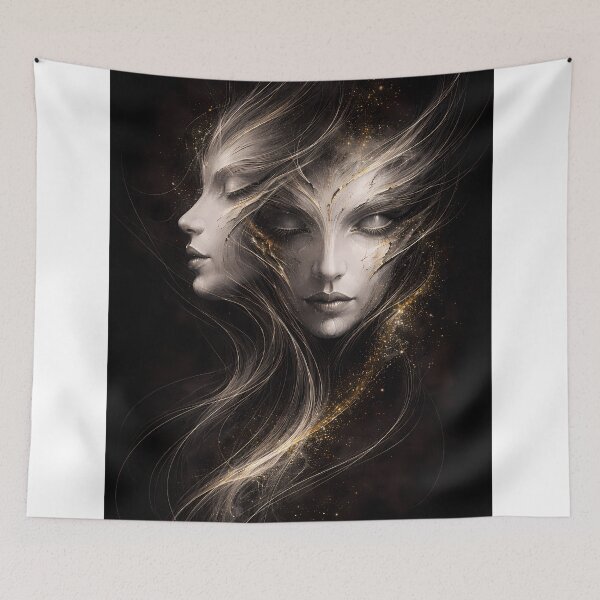 Item preview, Twin Spirit Veil designed and sold by StarwovenFamily.