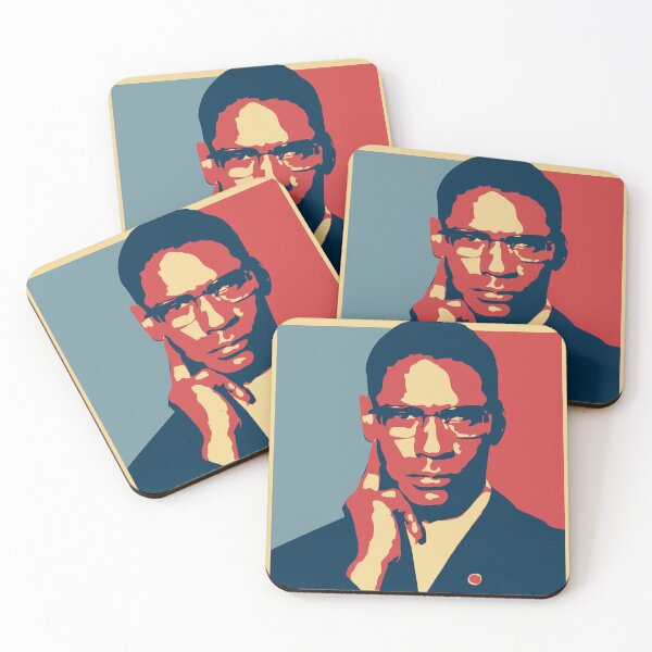 Item preview, Malcolm X Civil Rights Portrait designed and sold by Design Atlas.