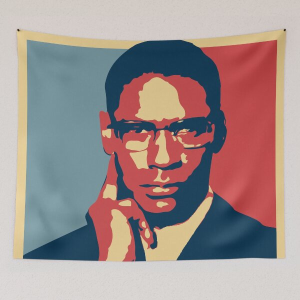 Item preview, Malcolm X Civil Rights Portrait designed and sold by Design Atlas.