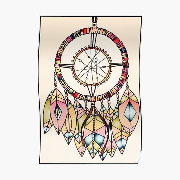 Dream Catcher by Saskja Cook Poster