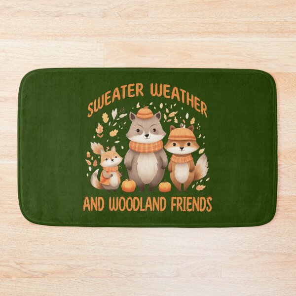 Item preview, Sweater Weather Woodland Friends Cute Autumn Animals designed and sold by Sachie's Studio.