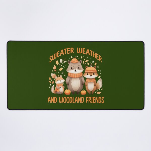 Item preview, Sweater Weather Woodland Friends Cute Autumn Animals designed and sold by Sachie's Studio.