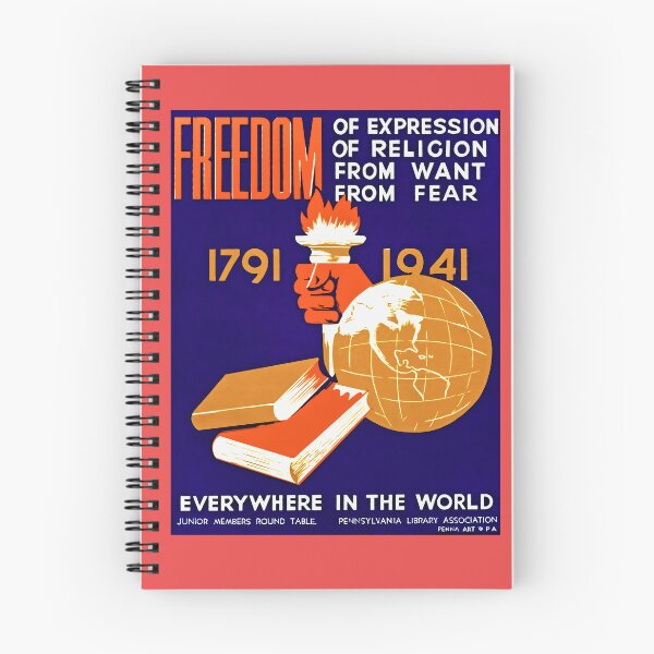 Item preview, WPA Artwork: Freedoms Everywhere in the World designed and sold by Vintage Poster Supply.