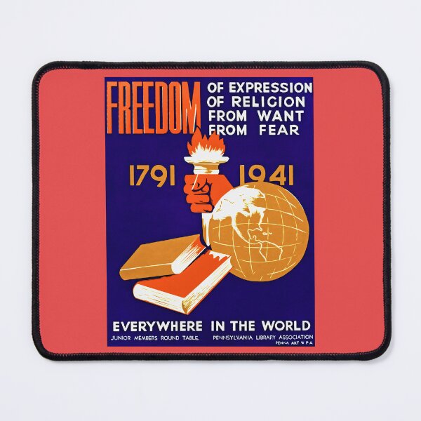 Item preview, WPA Artwork: Freedoms Everywhere in the World designed and sold by Vintage Poster Supply.