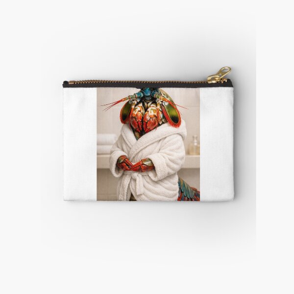 Item preview, Cozy Bathrobe Mantis Shrimp designed and sold by Sillytoe.