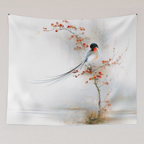 Item preview, Songbird on Autumn Branches designed and sold by bloorose.