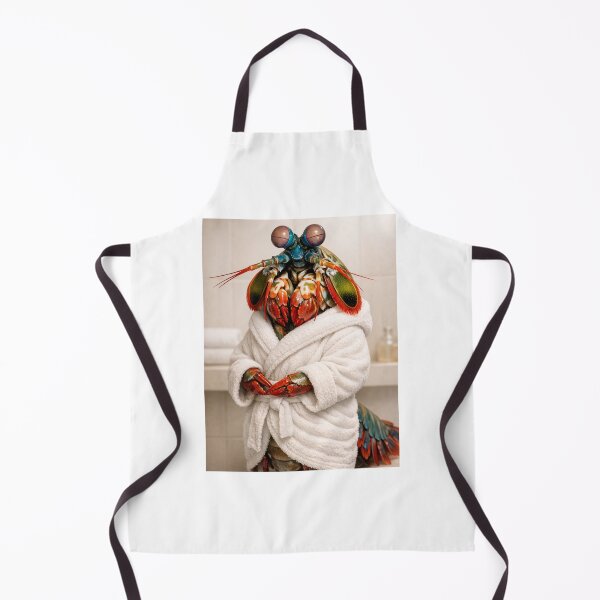Item preview, Cozy Bathrobe Mantis Shrimp designed and sold by Sillytoe.