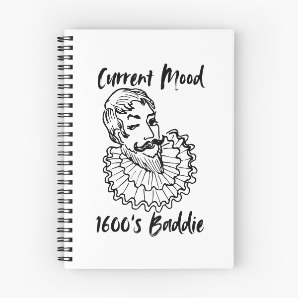 Item preview, Current Mood 1600’s Baddie Historical Portrait Funny Meme Design designed and sold by HYPNK.