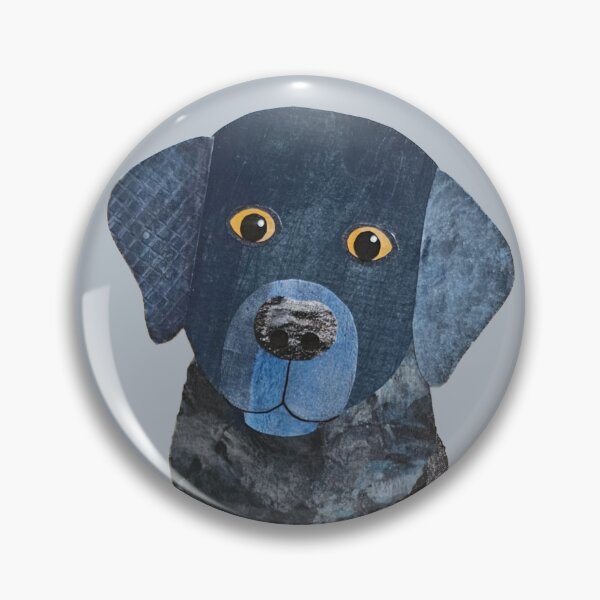 Item preview, Eddie, the collaged black labrador designed and sold by RachelHayesArt.