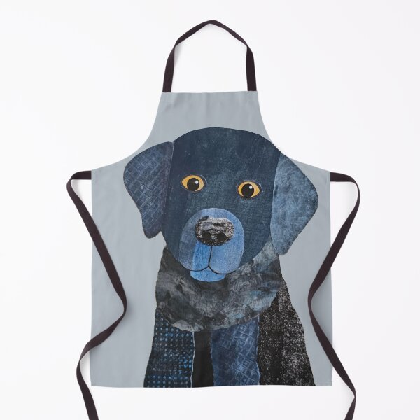 Item preview, Eddie, the collaged black labrador designed and sold by RachelHayesArt.