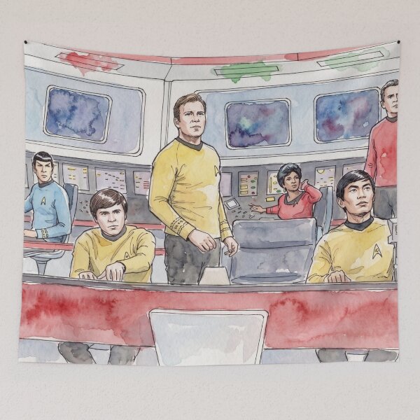 Item preview, USS Enterprise: Original crew designed and sold by sid1802.