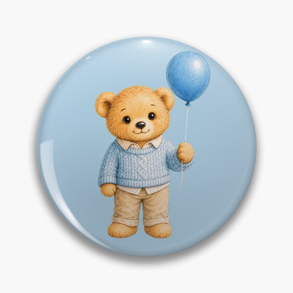Item preview, Teddy Tales | Teddy Bear with Balloon designed and sold by Isabelle-Lan.