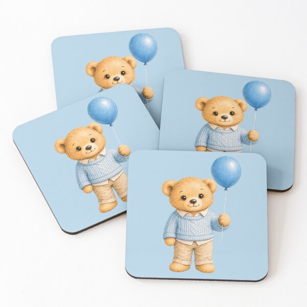 Item preview, Teddy Tales | Teddy Bear with Balloon designed and sold by Isabelle-Lan.