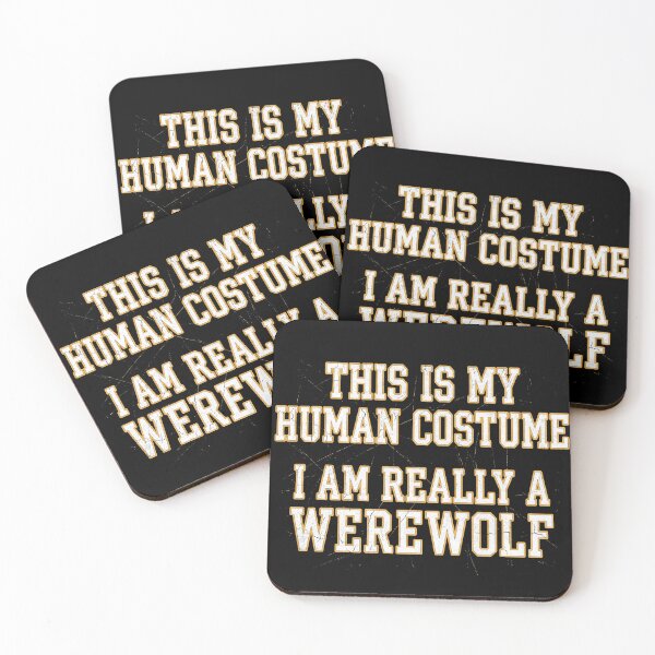 Item preview, This Is My Human Costume I Am Really A Werewolf Halloween designed and sold by TeNovaStudio.