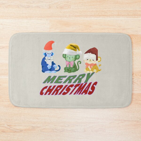 Item preview, Cute Holiday Monkeys Merry Christmas Design designed and sold by SarahLuguii.
