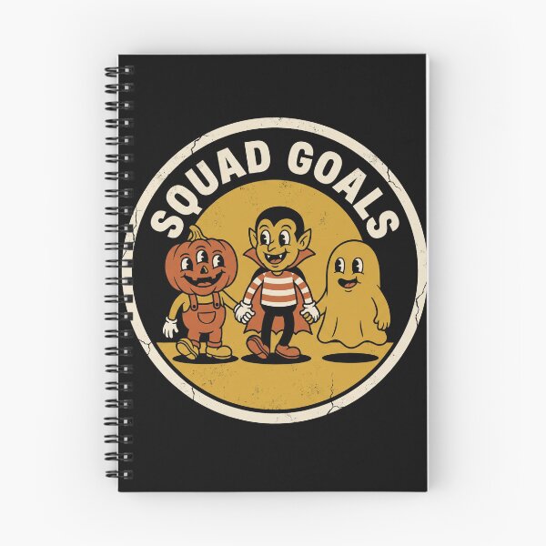 Item preview, Squad Goals Vintage Halloween Retro Pumpkin Vampire Ghost designed and sold by TeNovaStudio.