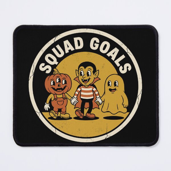 Item preview, Squad Goals Vintage Halloween Retro Pumpkin Vampire Ghost designed and sold by TeNovaStudio.