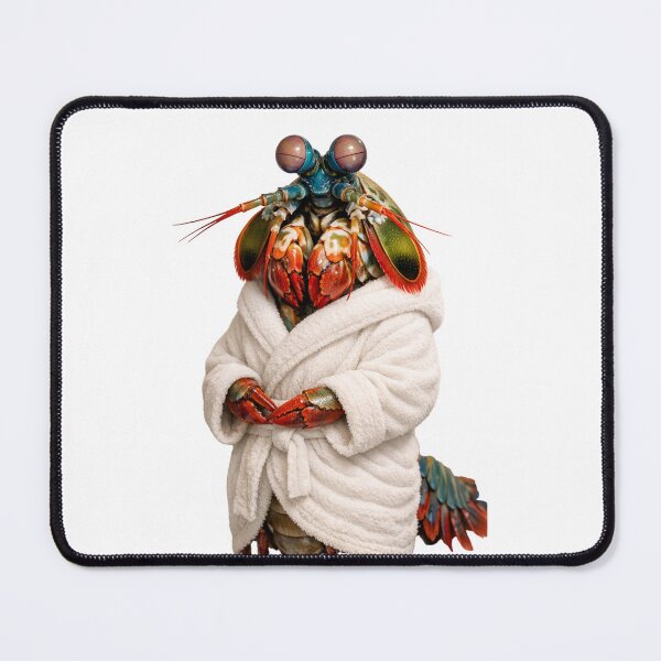 Item preview, Bathrobe Mantis Shrimp designed and sold by Sillytoe.