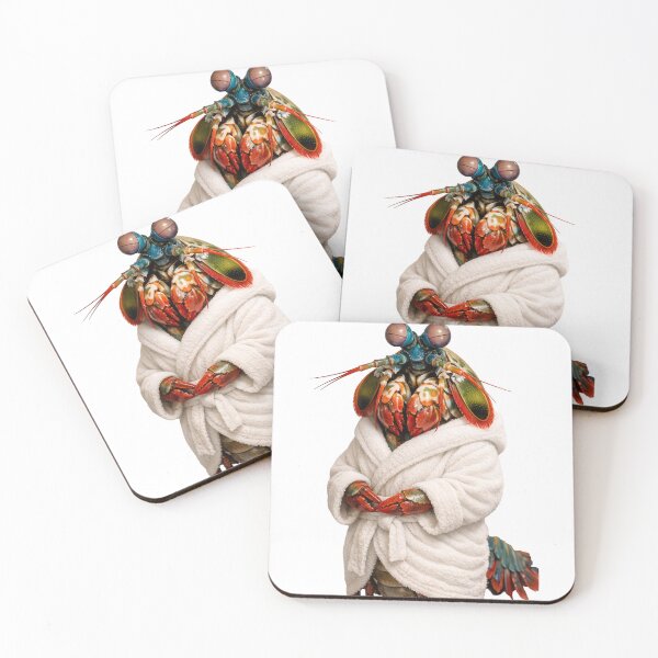Item preview, Bathrobe Mantis Shrimp designed and sold by Sillytoe.