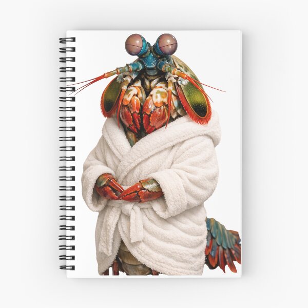 Item preview, Bathrobe Mantis Shrimp designed and sold by Sillytoe.