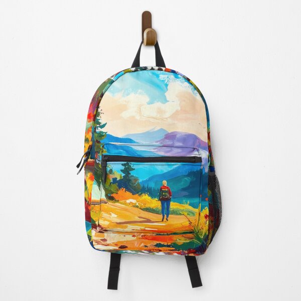 Item preview, Wilderness Mountain Adventure – Nature Hiking Camping Forest Landscape ⛺ designed and sold by Tanya Zevallos.