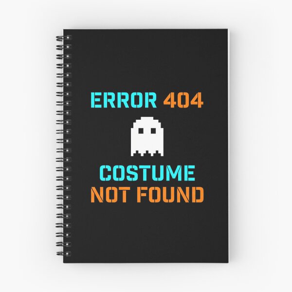 Item preview, Error 404 Costume Not Found Pixel Ghost Funny Halloween designed and sold by TeNovaStudio.