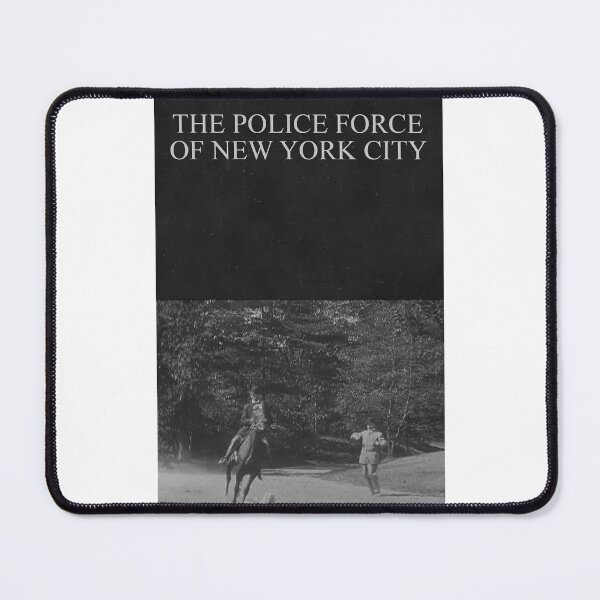 Item preview, The Police Force of New York City – Vintage Monochrome Historical Illustration designed and sold by asbackiyowo.