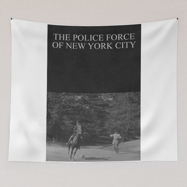 Item preview, The Police Force of New York City – Vintage Monochrome Historical Illustration designed and sold by asbackiyowo.
