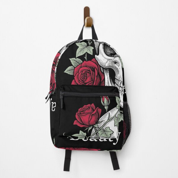 Item preview, Beauty In Decay Gothic Skull Red Roses Aesthetic Floral designed and sold by TeNovaStudio.