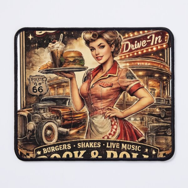 Item preview, Hot Rod Drive-In Rock & Roll Diner designed and sold by Normandy Road Heritage.