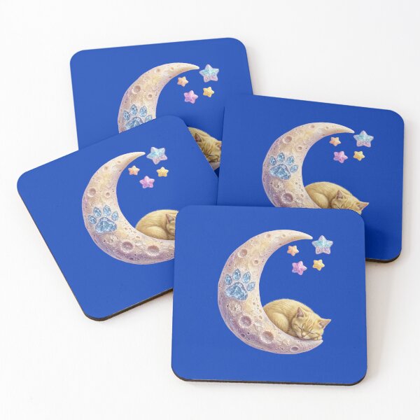 Item preview, Moonlit Cat Dream – Tsuki no Neko Sleep Charm designed and sold by MashiroPaw.