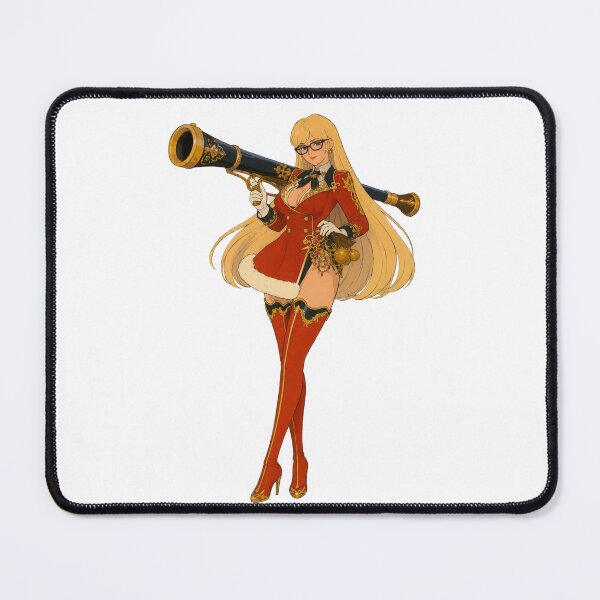 Item preview, Elegant Fantasy Cannoneer Fan Art | Blonde Noble Artillery Girl | Classic Western Animation Style designed and sold by Hollow Moon Studios..