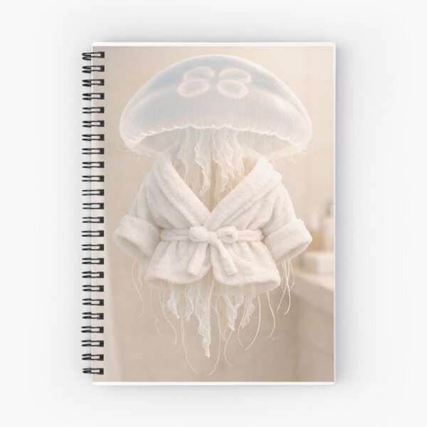 Item preview, Cozy Bathrobe Moon Jellyfish designed and sold by Sillytoe.
