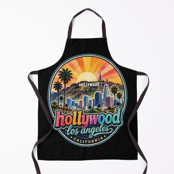 Item preview, Hollywood Los Angeles California Watercolor Travel designed and sold by TomFrontierArt.