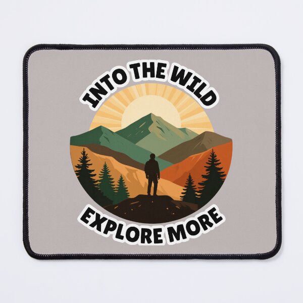 Item preview, Explore More Mountain Adventure Pin designed and sold by Wonder-Ink-Lab.
