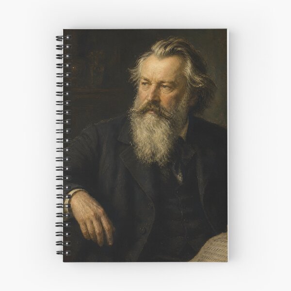 Item preview, Classical Master: Johannes Brahms Vintage Oil Painting - Profound Harmony designed and sold by DoReMiStudio.