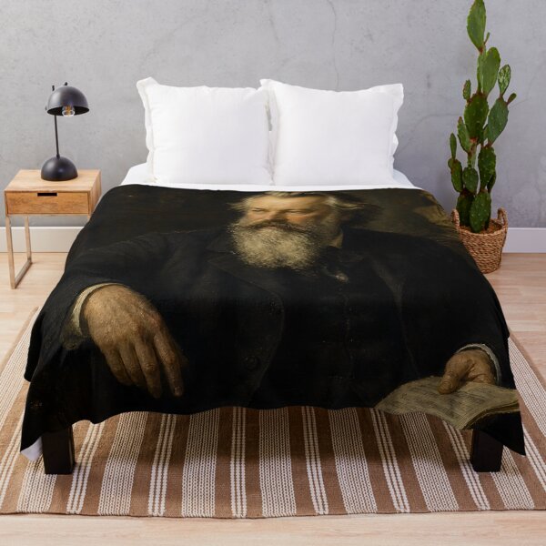 Item preview, Classical Master: Johannes Brahms Vintage Oil Painting - Profound Harmony designed and sold by DoReMiStudio.