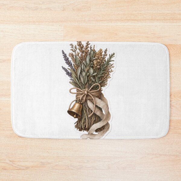 Item preview, Kitchen Witch Herb Bundle with Twine and Bell | Warm Terracotta designed and sold by StickyGuys.